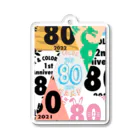 HAIR & COLOR SALON 80【HARE】の80【ハレ】3周年 Acrylic Key Chain