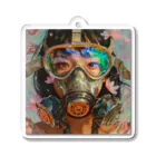 ガスマスク gasmaskのgasmask girl spring 2024 Acrylic Key Chain