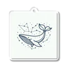 きままにまにまにの海響く鯨歌 アクリルキーホルダー