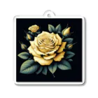 和柄屋の黄薔薇シリーズ Acrylic Key Chain