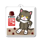 にこねこ【保護猫の保育園】のぴのちゃんキーホルダー Acrylic Key Chain