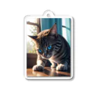 kaz_new9の蒼い瞳の猫ちゃん2 Acrylic Key Chain