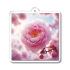 su-toの4月11日の誕生花　八重桜(牡丹桜) Acrylic Key Chain