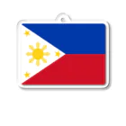 お絵かき屋さんのフィリピンの国旗 アクリルキーホルダー