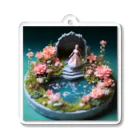 AQUAMETAVERSEの花を飾るインテリア　なでしこ1478 Acrylic Key Chain