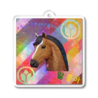 馬っ子ショッピング🩷の馬デザインオリジナルグッズ🐴 アクリルキーホルダー