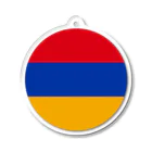 お絵かき屋さんのアルメニアの国旗 Acrylic Key Chain
