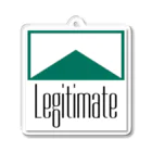 irregular × LegitimateのLegitimate 2024 GREEN Acrylic Key Chain