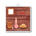 かがわのAttaka Sauna Acrylic Key Chain