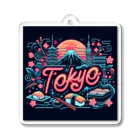 Anju ClothingのNeon Tokyo 2024 Acrylic Key Chain