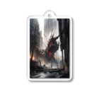 eateatのモンスター Acrylic Key Chain