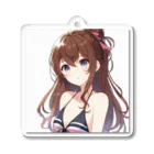 ShopＴＫの水着を選ぶ少女 Acrylic Key Chain