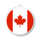お絵かき屋さんのカナダの国旗 アクリルキーホルダー