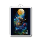 フォアネイル開運ショップの牡牛座（Taurus） Acrylic Key Chain