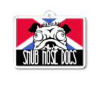 ブヒーズのSNUB NOSE DOGS※ブルドッグⅢ※ Acrylic Key Chain