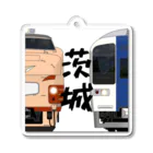 sushima_graphical_trainsの茨城の列車No.6_485系 / 415系1900番台 Acrylic Key Chain