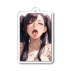 美少女学院の黒髪美少女　美鈴ちゃんメガネ Acrylic Key Chain