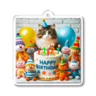 Y m @Y's shopのHappy Birthday🎂 アクリルキーホルダー