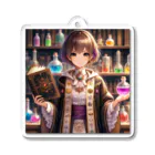 AIキャラつく〜るの錬金術師の学者の女の子 Acrylic Key Chain