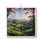 Mitsugosiの異世界の風景 Acrylic Key Chain