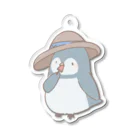 ゆずぷるの夏のペンギンさん（雑貨） Acrylic Key Chain