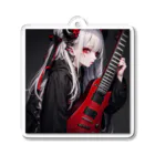 ハルリボン猫の血のギタリスト Acrylic Key Chain