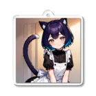 coco の猫耳女の子 Acrylic Key Chain