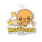 なっとうさんショップの_nattosan_00001 アクリルキーホルダー