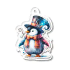 CYBER ARTのペンギンのぎん Acrylic Key Chain