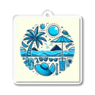 KAKOの真夏の海☀️ Acrylic Key Chain