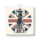 まりな☆のお店のオシャレ女子☆イギリス風 Acrylic Key Chain