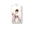 和の浴衣の彼女 Acrylic Key Chain