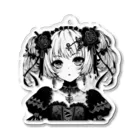 悪魔キャンディのモノクローム・エレガンス Acrylic Key Chain