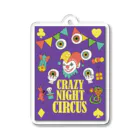 REDMOON_SAPPOROのCRAZY　NIGHT　CIRCUS Acrylic Key Chain