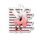 がーるずしょっぷのキセル喫煙兎娘 Acrylic Key Chain