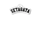 せたが屋さんの世田谷Tシャツ　ブラックロゴ(setagaya item) アクリルキーホルダー