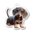 Lapu_Lapuの子犬ダックス Acrylic Key Chain