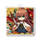 klkの武士 Acrylic Key Chain