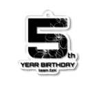 AzK_official shopの5th YEAR BIRTHDAY 5周年記念 Acrylic Key Chain