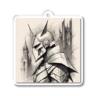 AI Fantasy Art Shopのblood knight④ Acrylic Key Chain