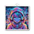 RoseTarot888Shopのtokyo midnight Girl アクリルキーホルダー