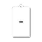 mas74の1986 Acrylic Key Chain