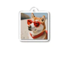 naftethの柴犬のとらさん Acrylic Key Chain