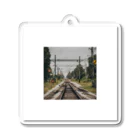 atoyuki_SHOPの鉄道レールデザイン Acrylic Key Chain