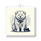 caa11052の穏やかな犬 Acrylic Key Chain