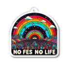 riotriffs_punksのNO FES NO LIFE アクリルキーホルダー