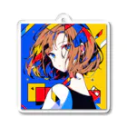 みっきりのお店の女性 3 【デ・ステイル】 Acrylic Key Chain