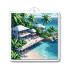 Paradise ExploreのCrystal Bay Resort アクリルキーホルダー