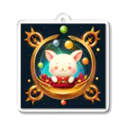 (^_^)はっぴーすまいるニコニコ『Happy Smile 2525』の金運もアガる⁉️ ピカピカのかわいいキャラ アクリルキーホルダー