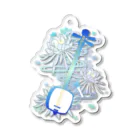 綾錦工房 りこりすの三味線 -雪月花-【月下美人】 Acrylic Key Chain